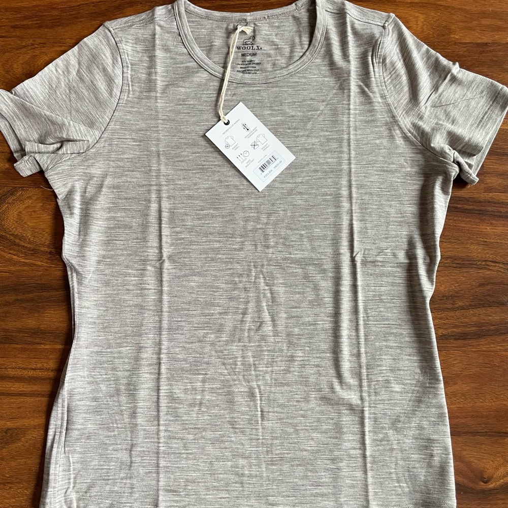 WoolX Liza crew neck merino wool tee